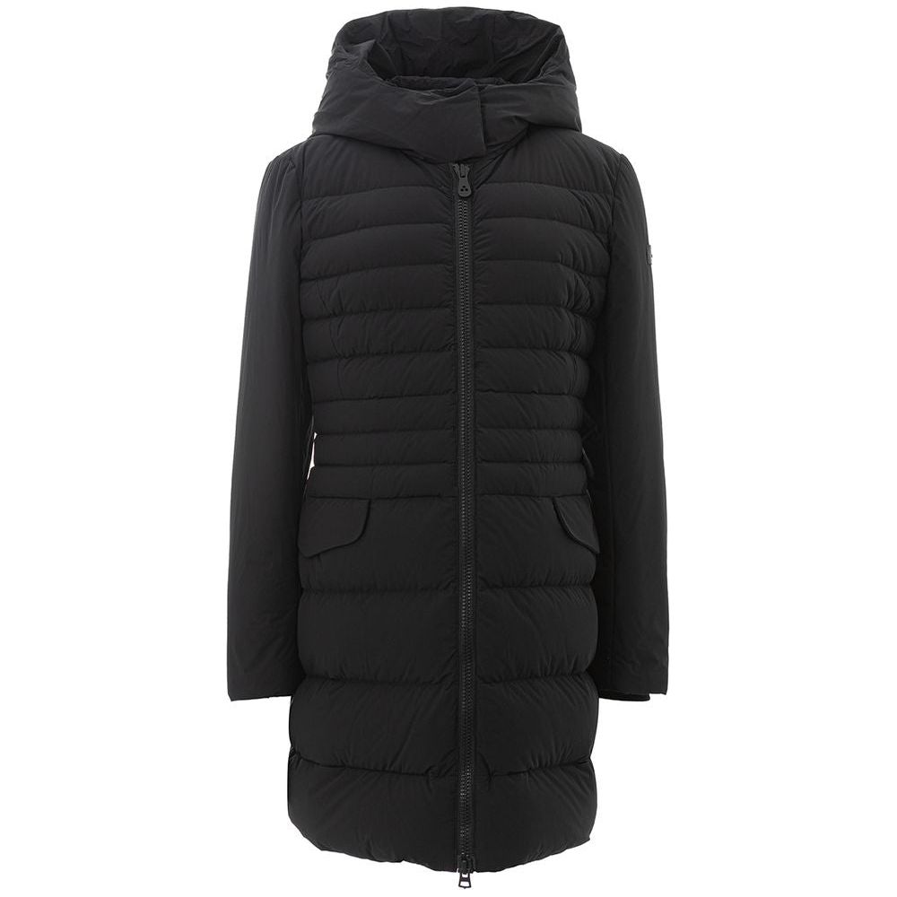 Peuterey Elegant Black Polyamide Jacket for Women Peuterey Dark Slate Gray