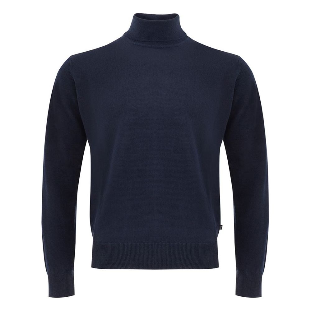 FERRANTE Elegant Woolen Italian Crafted Men's Sweater FERRANTE Dark Slate Gray