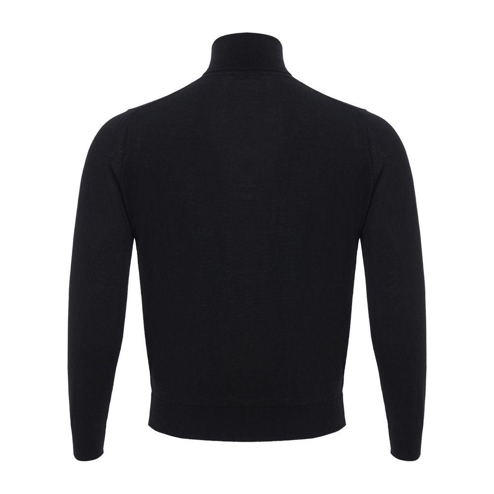 Colombo Italian Cashmere Luxury Black Sweater Colombo Black