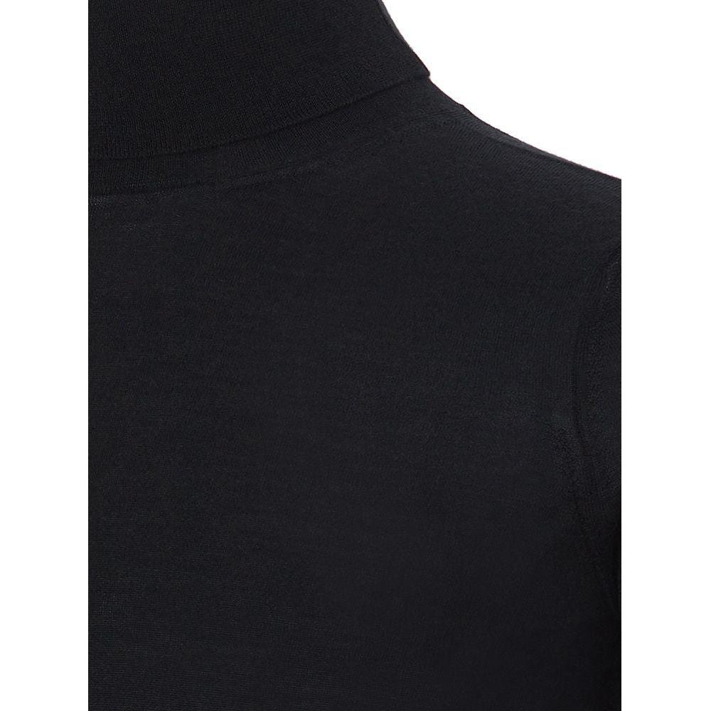 Colombo Italian Cashmere Luxury Black Sweater Colombo Black