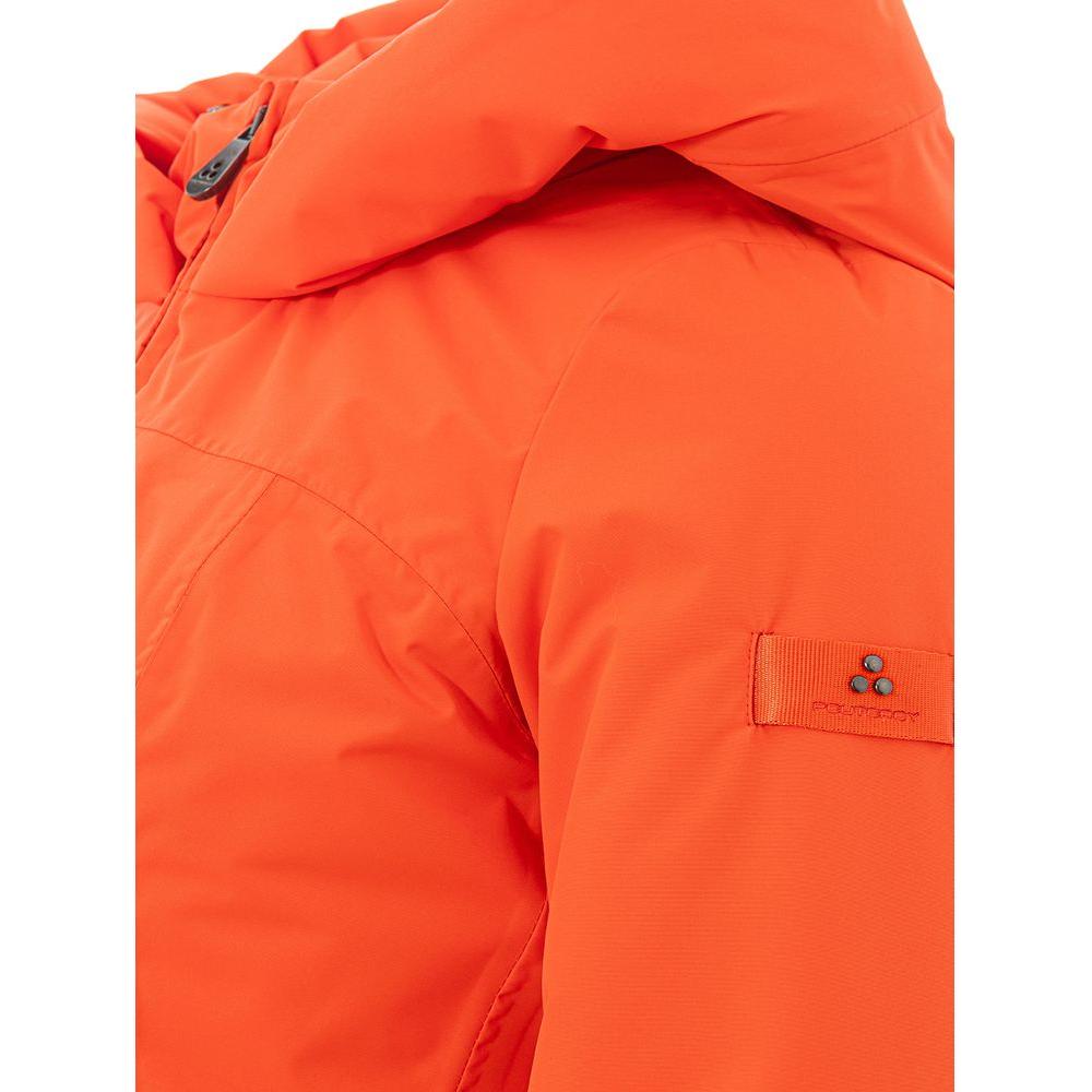 Peuterey Elegant Orange Polyester Jacket for Women Peuterey Tomato