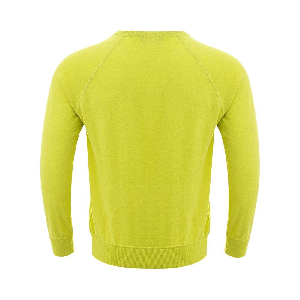Gran Sasso Sunny Yellow Italian Cotton Sweater Gran Sasso Goldenrod