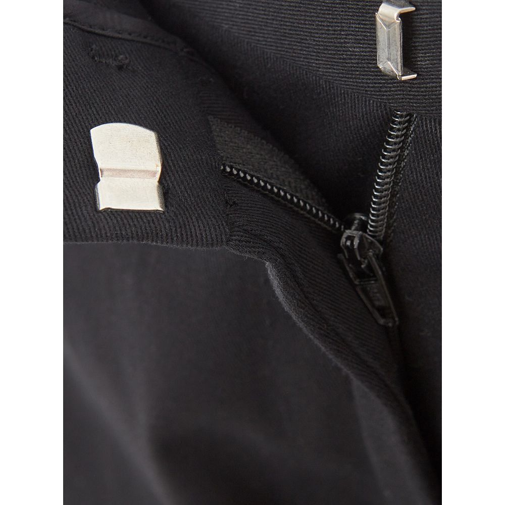 Lardini Italian Elegance Cotton Black Trousers Lardini Dark Slate Gray