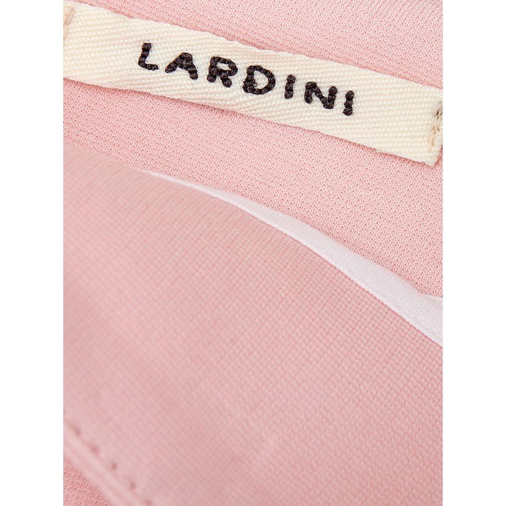 Lardini Elegant Pink Viscose Pants for Chic Style Lardini Light Pink