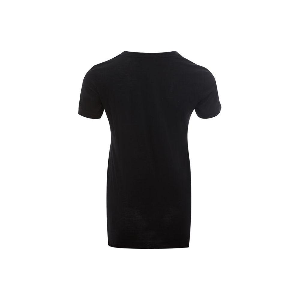 Dolce & Gabbana Black Cotton Tops & T-Shirt Dolce & Gabbana Black