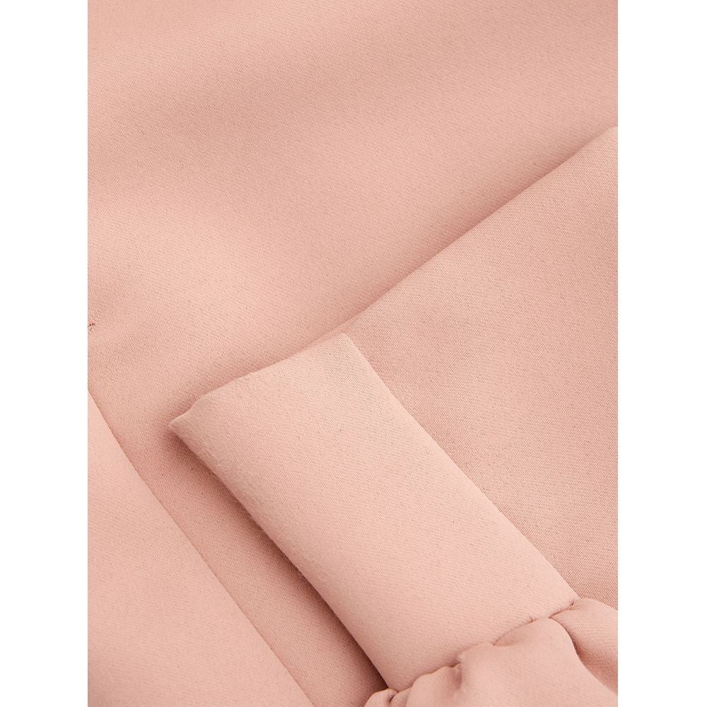 Lardini Elegant Pink Polyester Pants for Women Lardini Tan