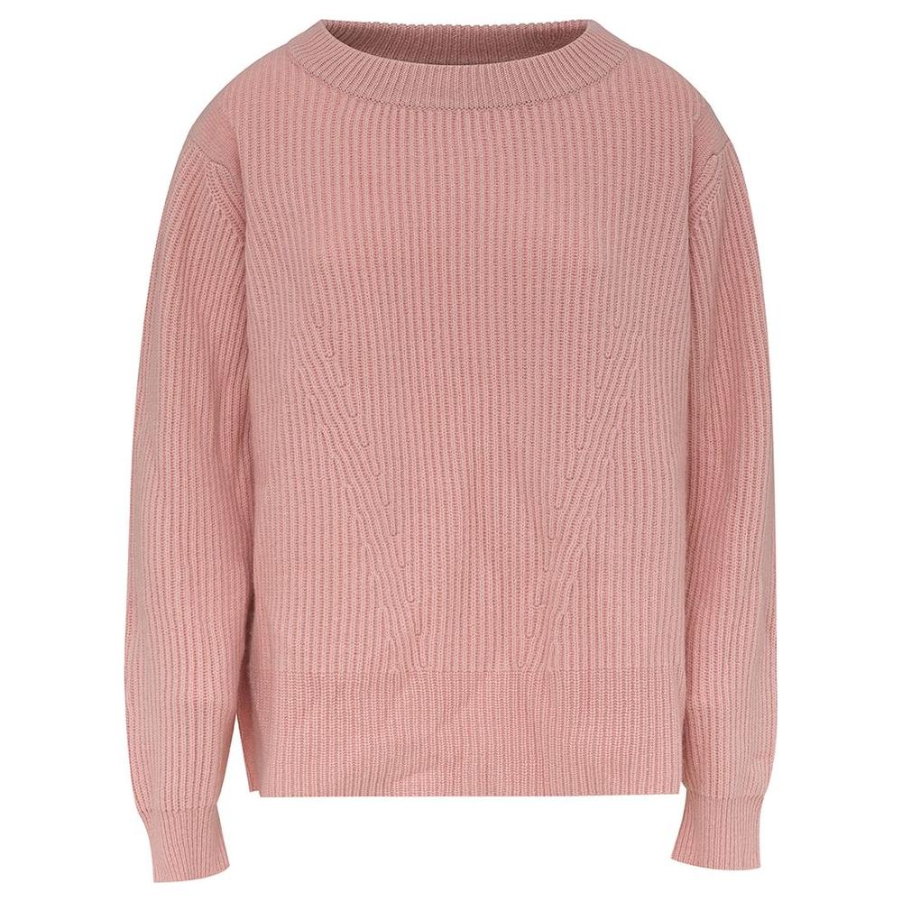 Malo Elegant Cashmere Pink Top - Indulge in Soft Luxury Malo Rosy Brown