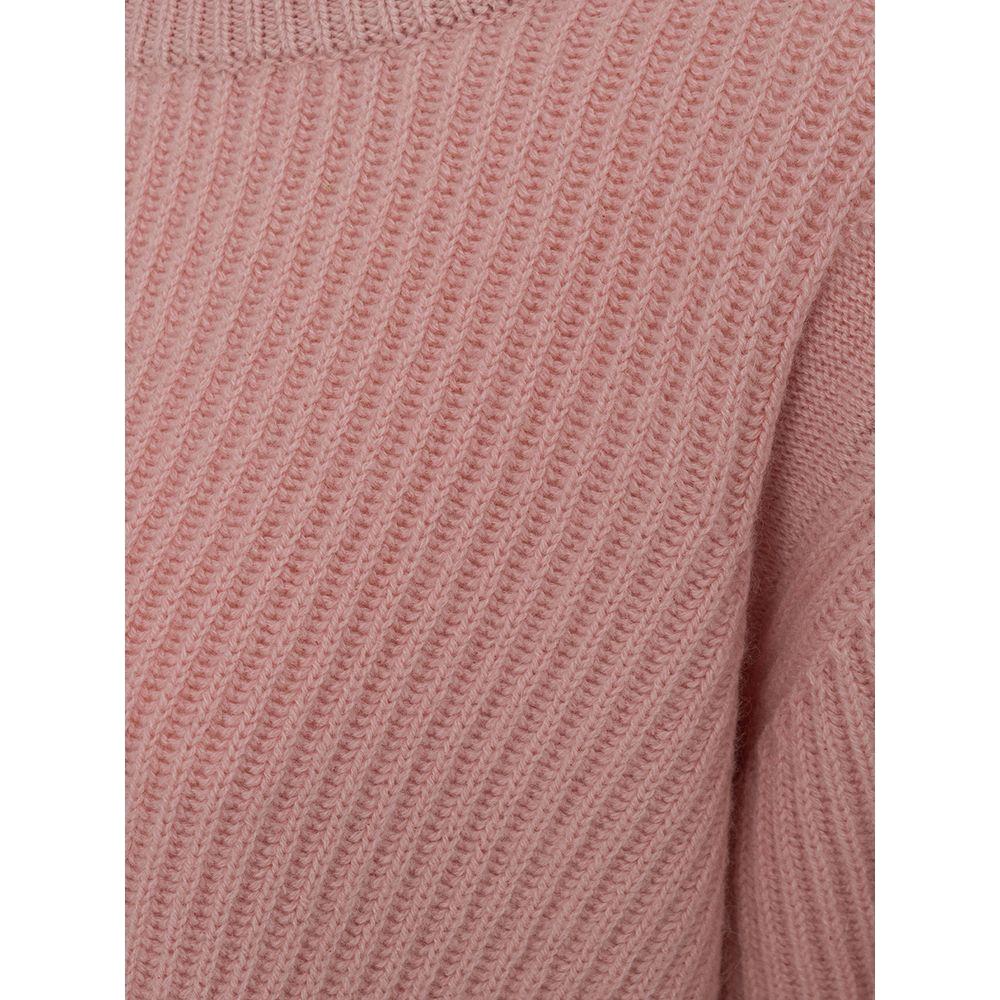 Malo Elegant Cashmere Pink Top - Indulge in Soft Luxury Malo Rosy Brown