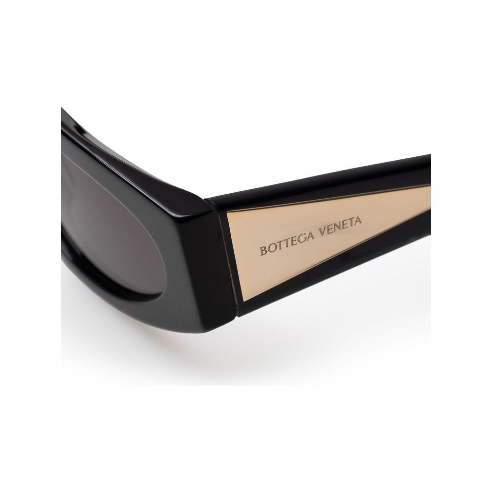 Bottega Veneta Black Acetate Sunglasses Bottega Veneta Light Gray