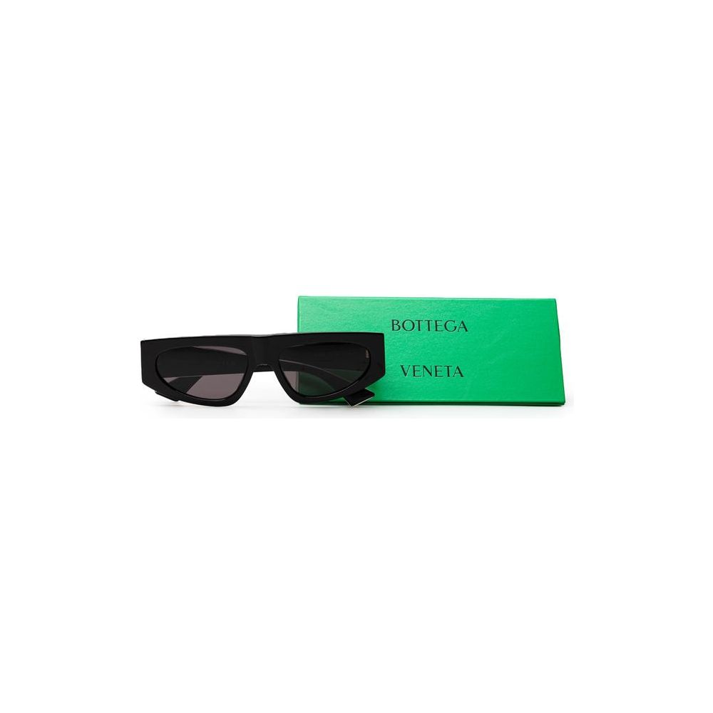 Bottega Veneta Black Acetate Sunglasses Bottega Veneta Medium Sea Green