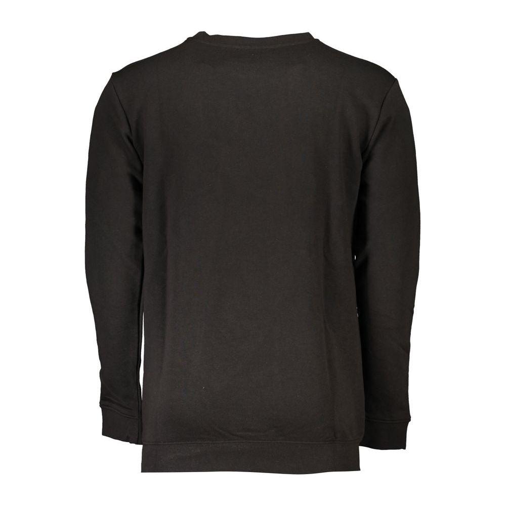 Cavalli Class Black Cotton Sweater Cavalli Class Dark Slate Gray