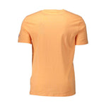 Guess Jeans Orange Cotton Men T-Shirt