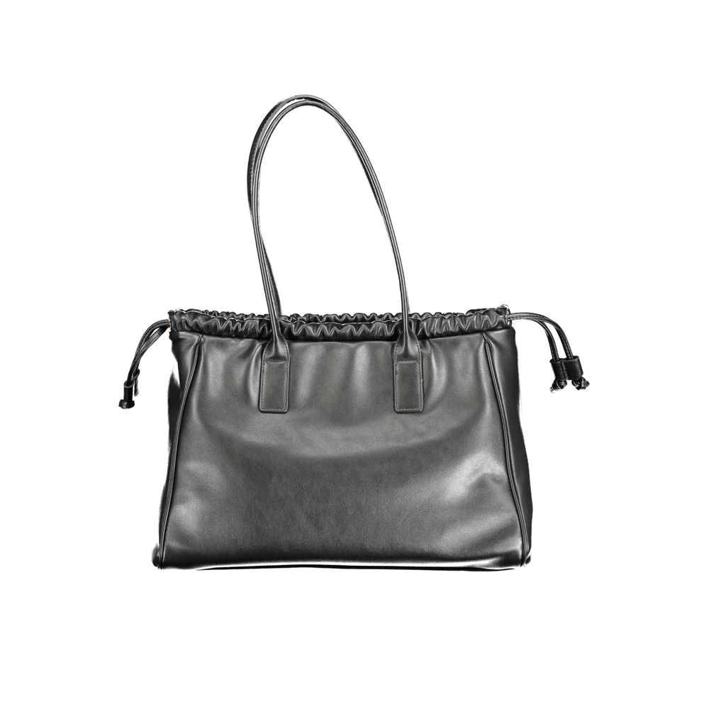 Valentino Bags Black Polyethylene Handbag Valentino Bags Dim Gray