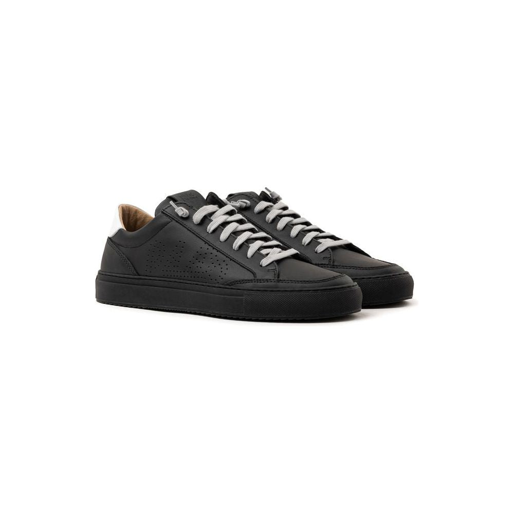 P448 Black Leather Sneaker P448 Dark Slate Gray