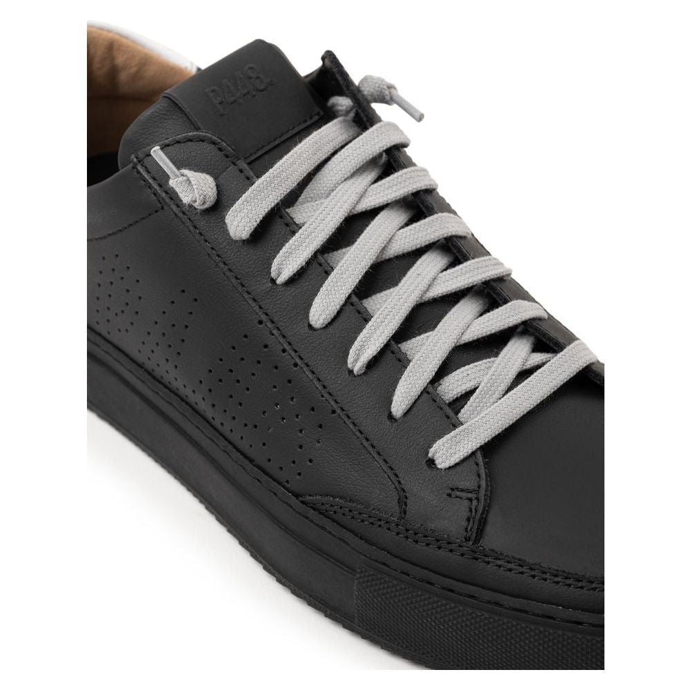 P448 Black Leather Sneaker P448 Dark Slate Gray