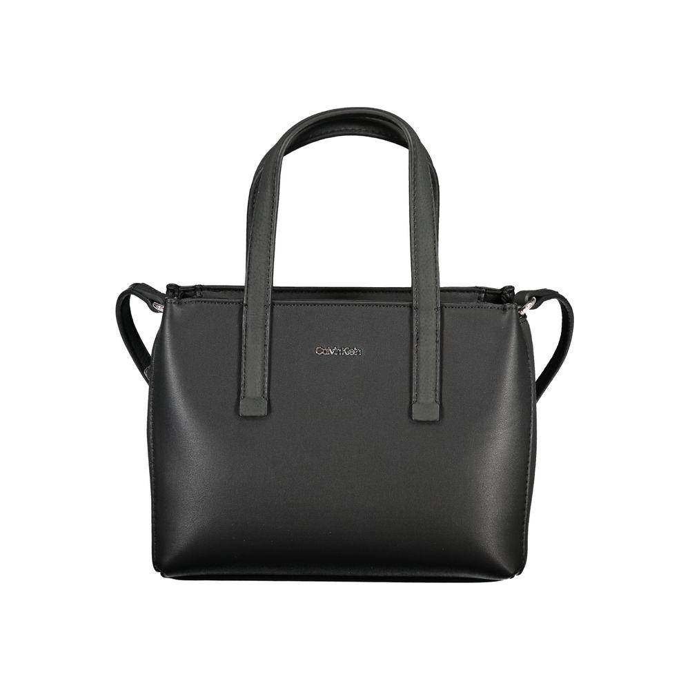 Calvin Klein Black Polyester Handbag Calvin Klein Dark Slate Gray