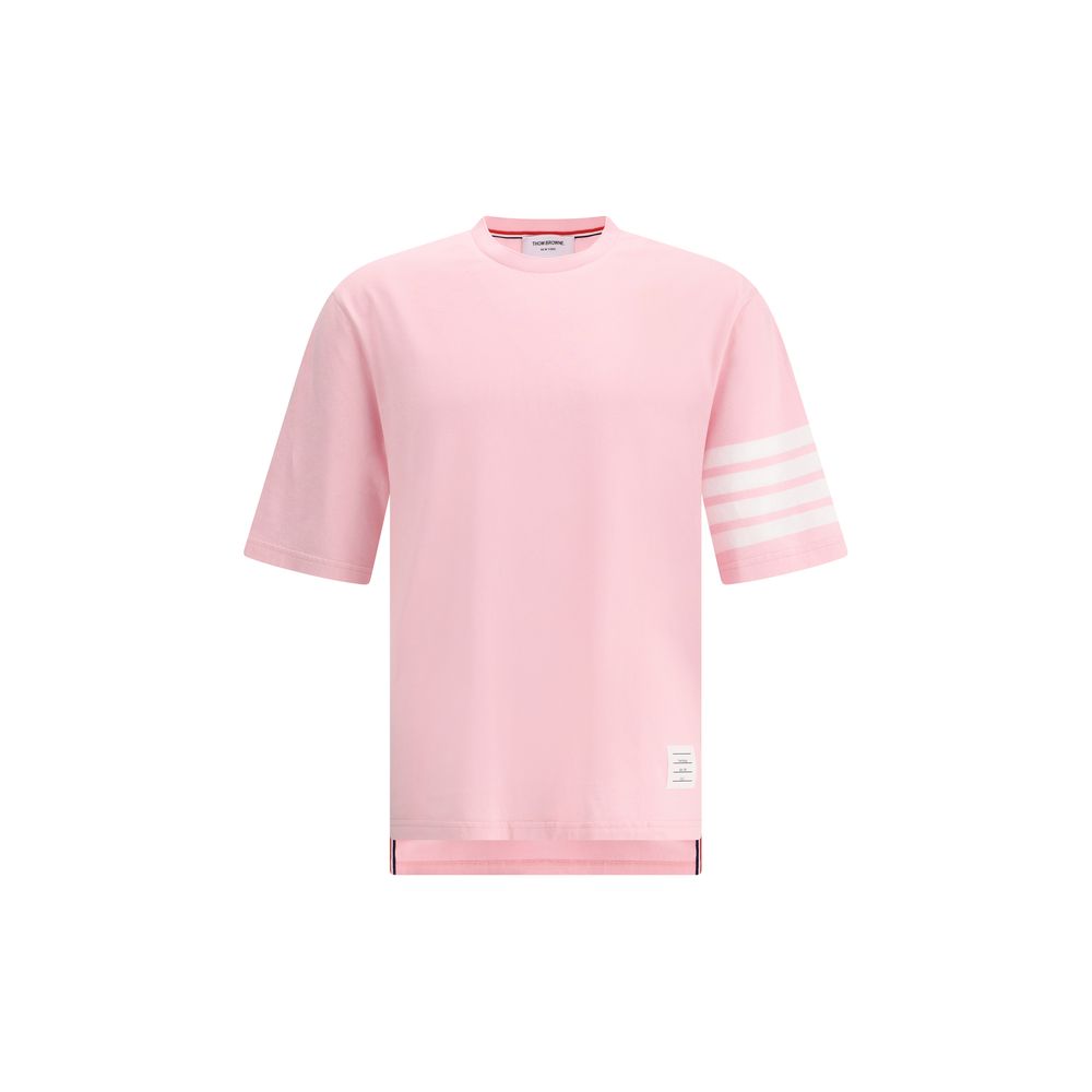 Thom Browne Striped T-Shirt Thom Browne Pink