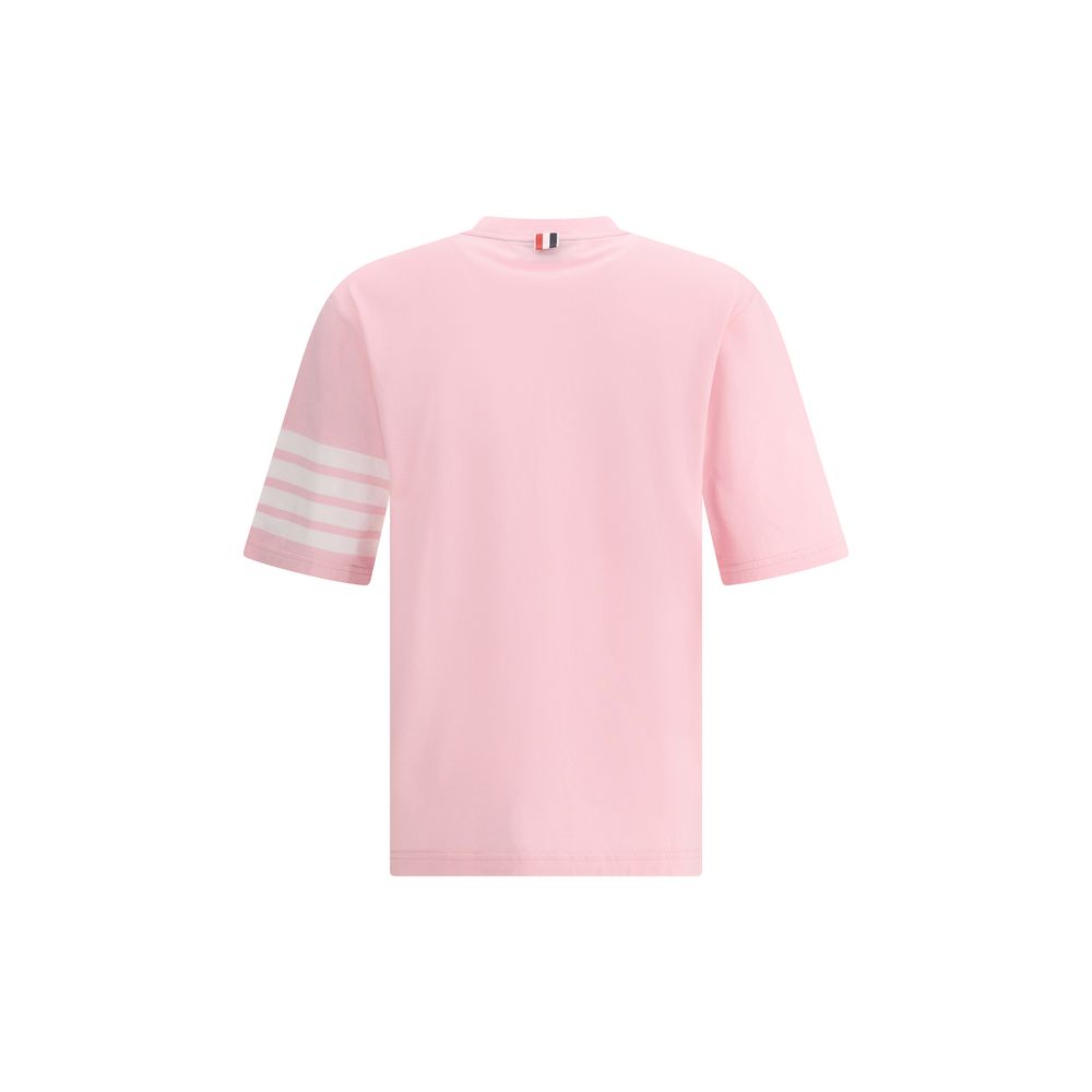 Thom Browne Striped T-Shirt Thom Browne Pink