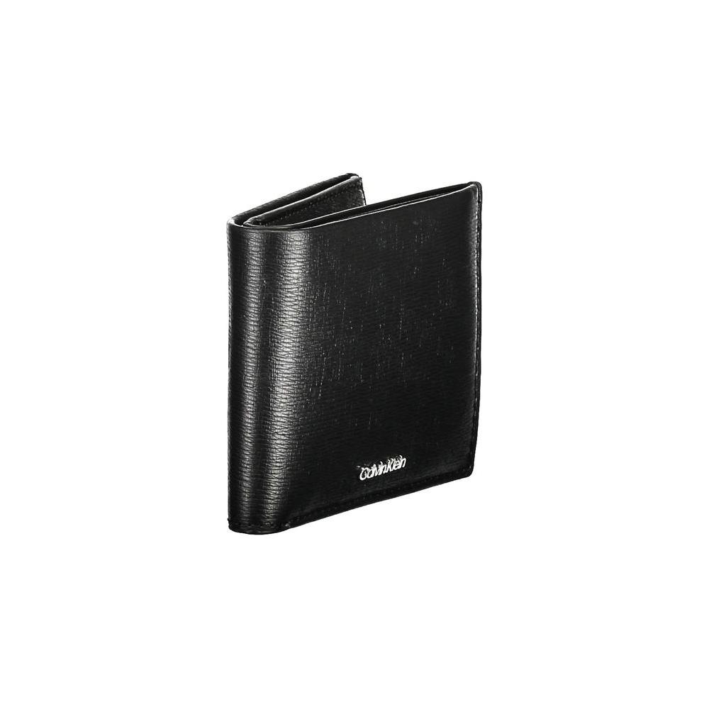Calvin Klein Black Polyester Men Wallet Calvin Klein Black
