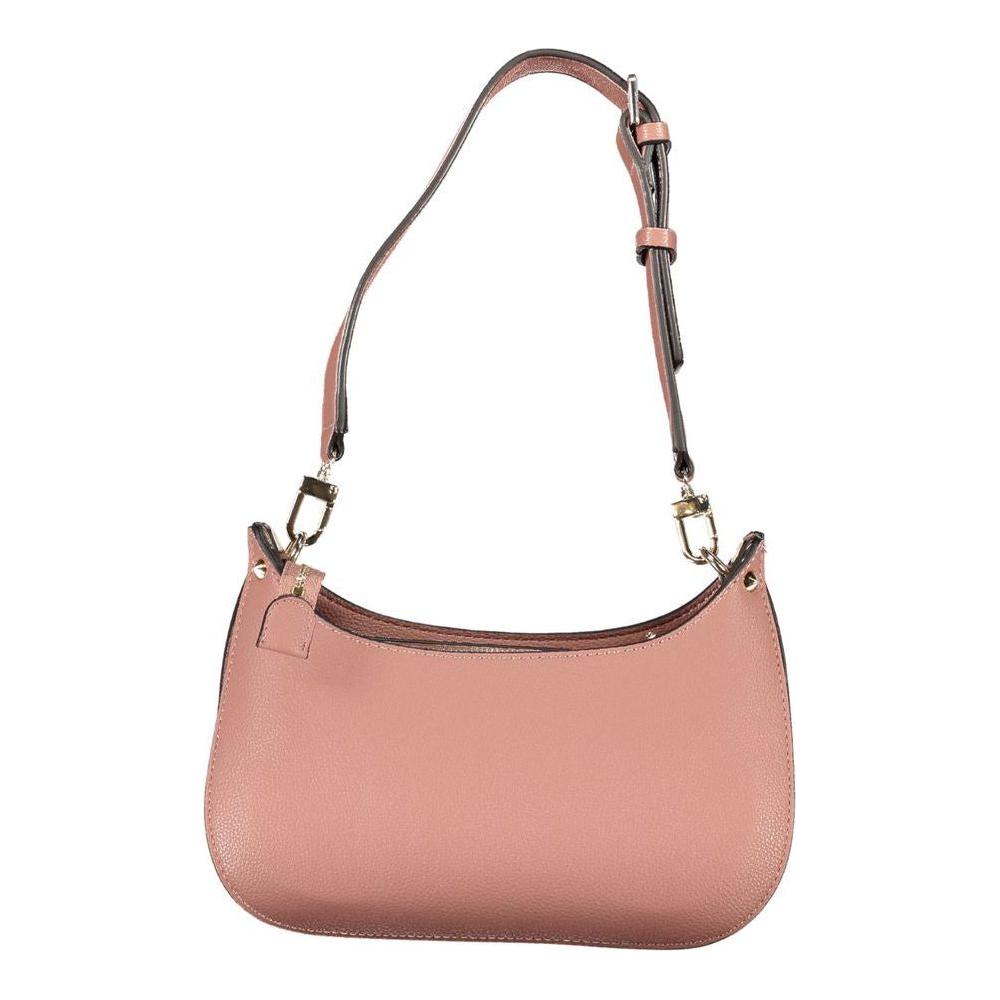 Guess Jeans Pink Polyethylene Handbag Guess Jeans Rosy Brown