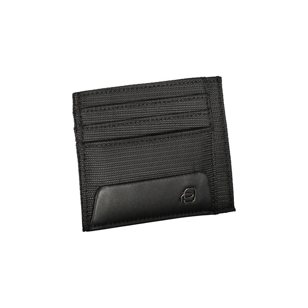 Piquadro Sleek Recycled Material Card Holder Piquadro Dark Slate Gray