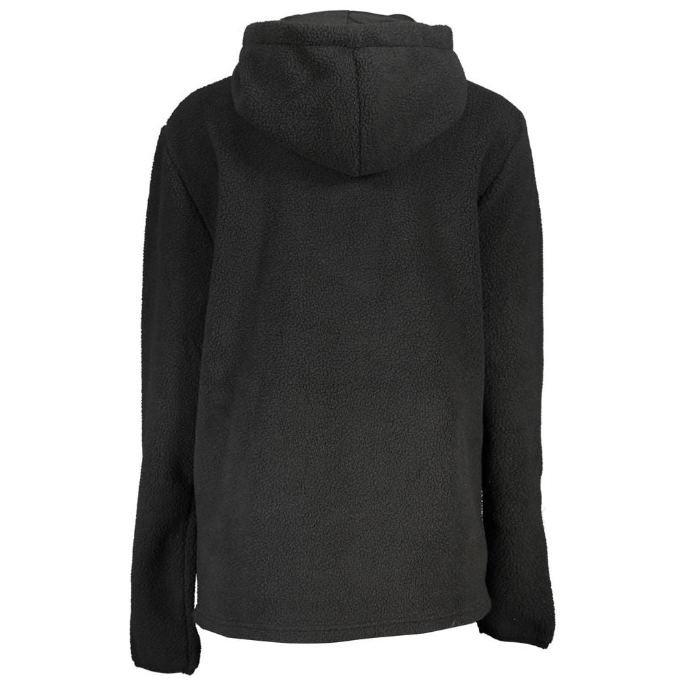 Norway 1963 Elegant Black Half Zip Hooded Sweatshirt Norway 1963 Dark Slate Gray