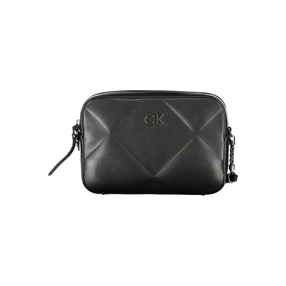 Calvin Klein Black Polyester Handbag Calvin Klein Dark Slate Gray