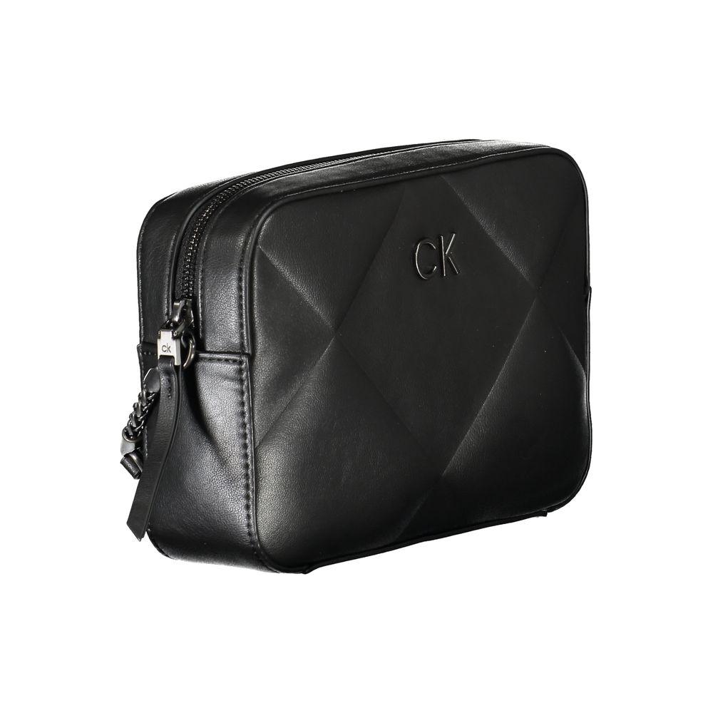 Calvin Klein Black Polyester Handbag Calvin Klein Dark Slate Gray