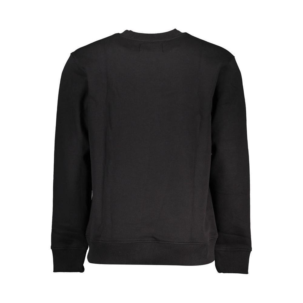 Calvin Klein Sleek Long Sleeve Crew Neck Sweatshirt Calvin Klein Black