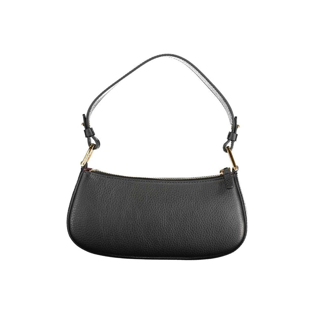 Coccinelle Black Leather Handbag Coccinelle Dark Slate Gray