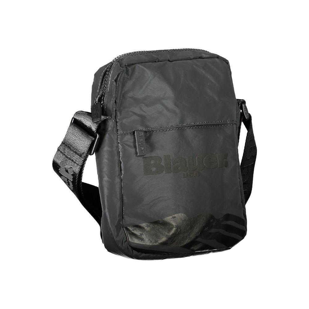Blauer Sleek Black Shoulder Bag with Adjustable Strap Blauer Dark Slate Gray