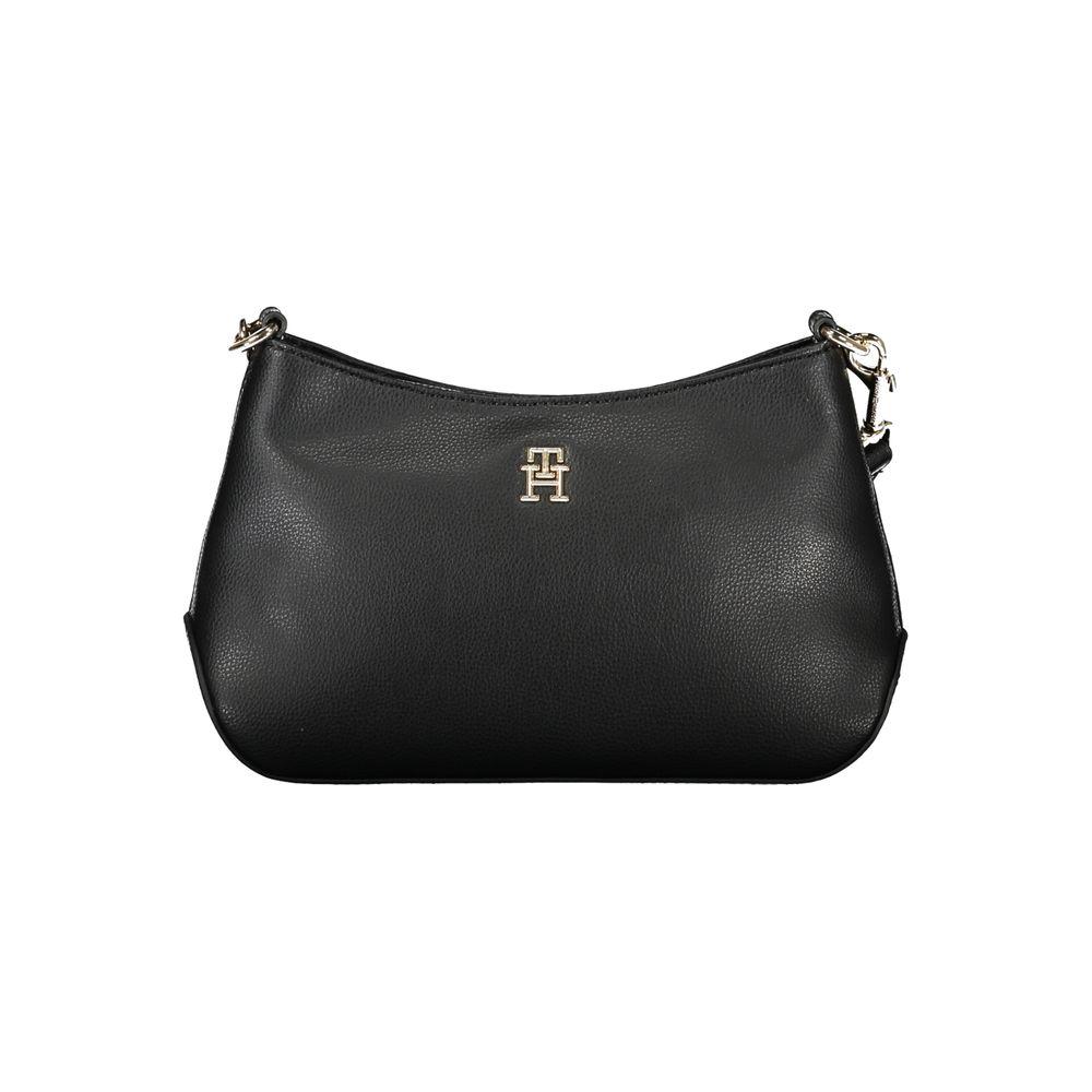 Tommy Hilfiger Black Polyester Handbag Tommy Hilfiger Dark Slate Gray
