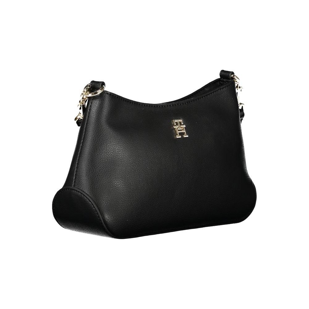 Tommy Hilfiger Black Polyester Handbag Tommy Hilfiger Black