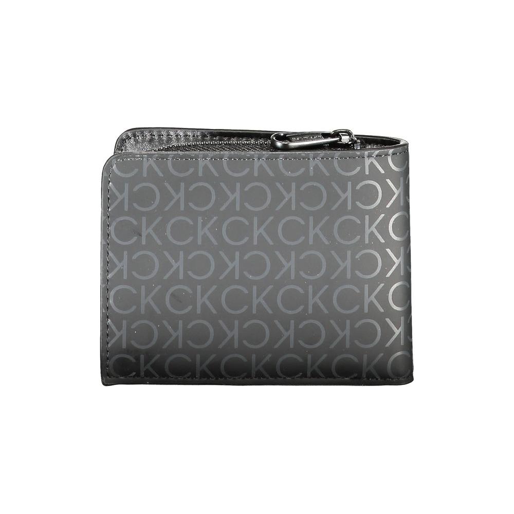 Calvin Klein Black Polyester Wallet Calvin Klein Dim Gray