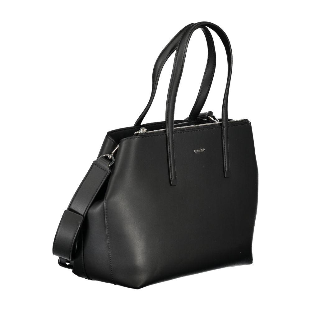 Calvin Klein Black Polyester Handbag Calvin Klein Dark Slate Gray