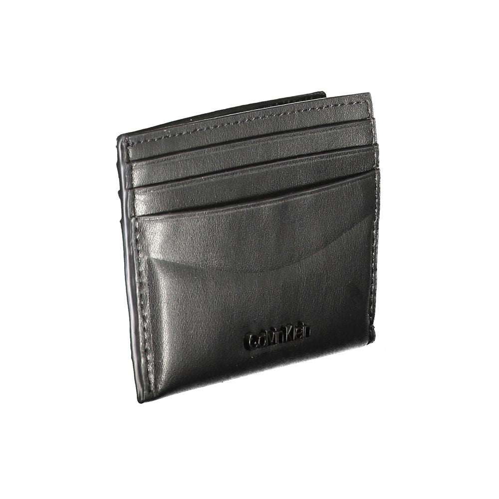 Calvin Klein Black Leather Wallet Calvin Klein Dark Slate Gray