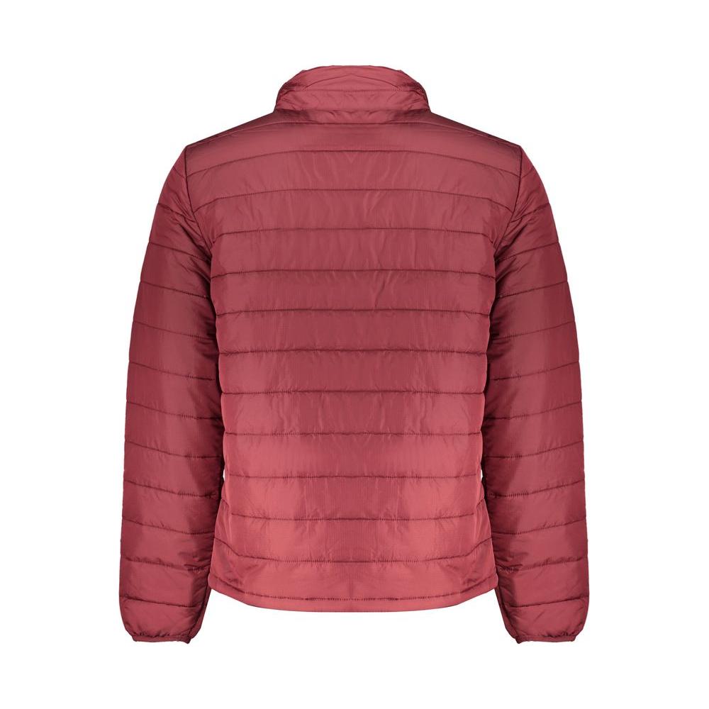 Timberland Red Polyester Jacket Timberland Maroon