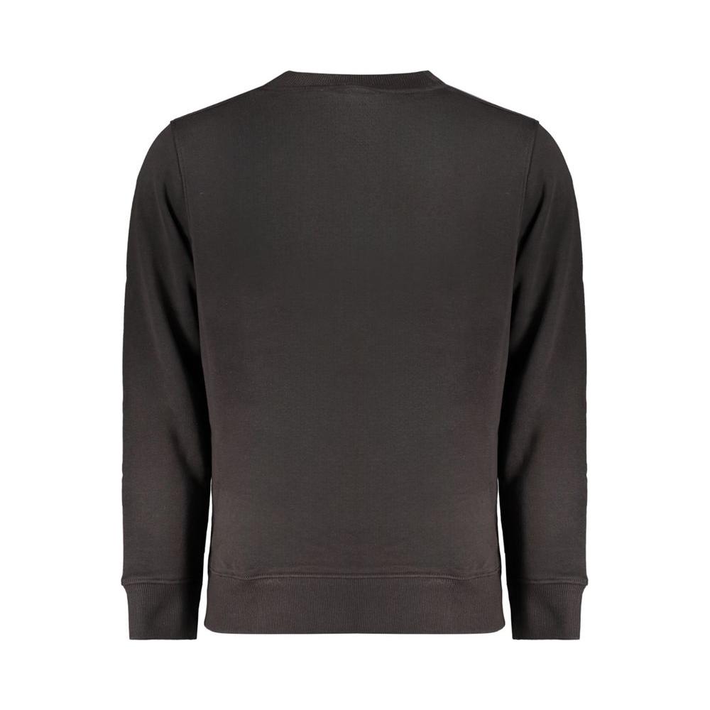 Calvin Klein Black Cotton Sweater Calvin Klein Dark Slate Gray