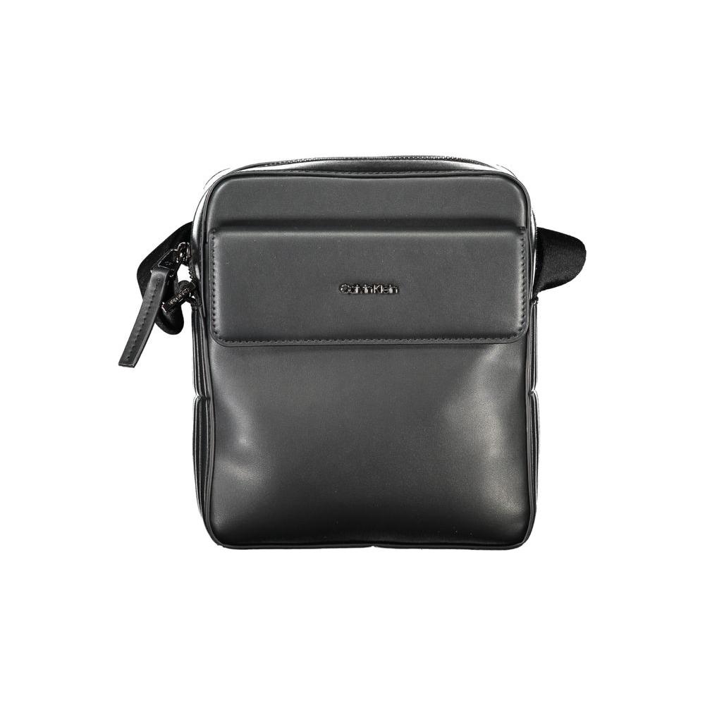 Calvin Klein Black Polyester Men Shoulder Bag Calvin Klein Dark Slate Gray