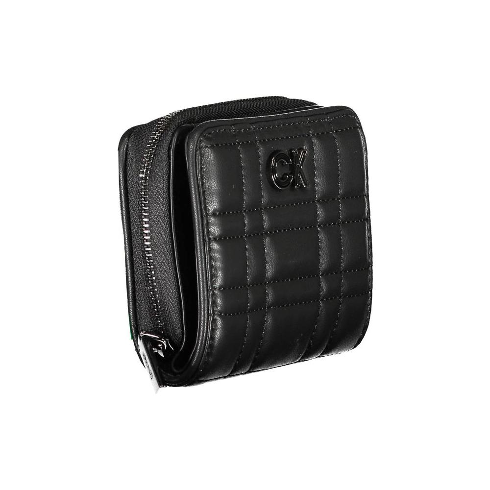 Calvin Klein Black Polyester Women Wallet Calvin Klein Dark Slate Gray