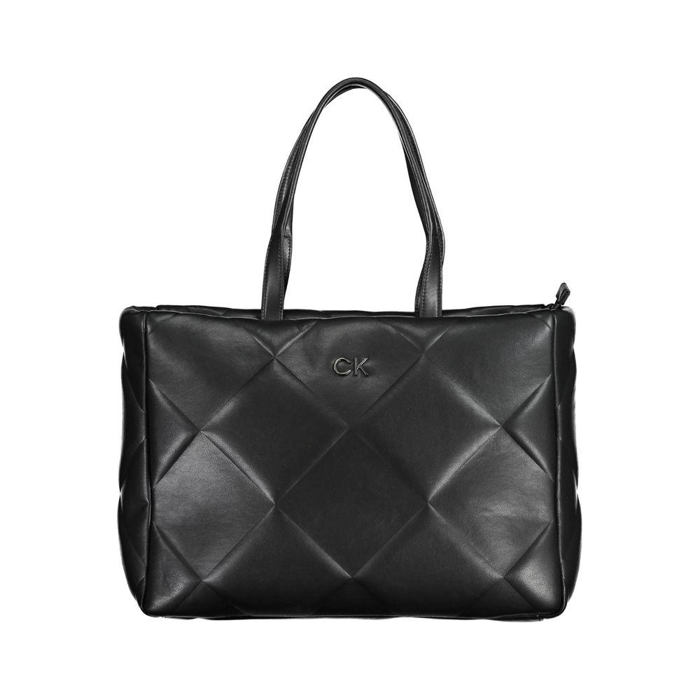 Calvin Klein Black Polyester Handbag Calvin Klein Dark Slate Gray