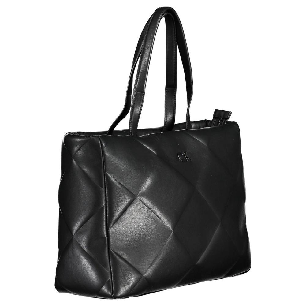 Calvin Klein Black Polyester Handbag Calvin Klein Dark Slate Gray