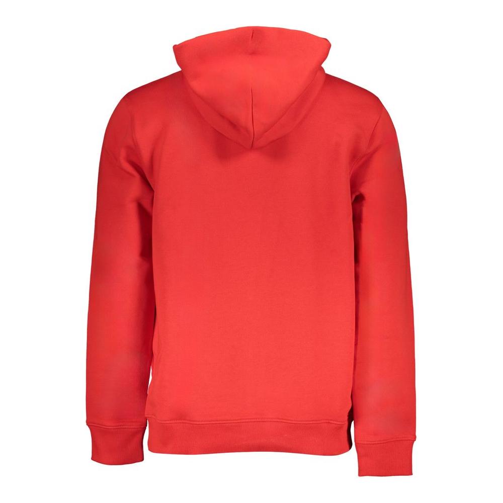 Tommy Hilfiger Red Cotton Sweater Tommy Hilfiger Tomato