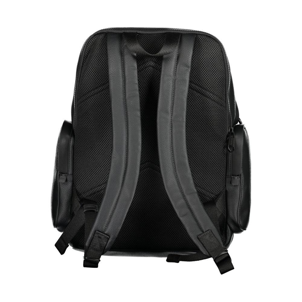 Calvin Klein Black Polyester Backpack Calvin Klein Dark Slate Gray