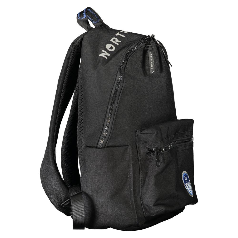 North Sails Black Polyester Men Backpack North Sails Dark Slate Gray