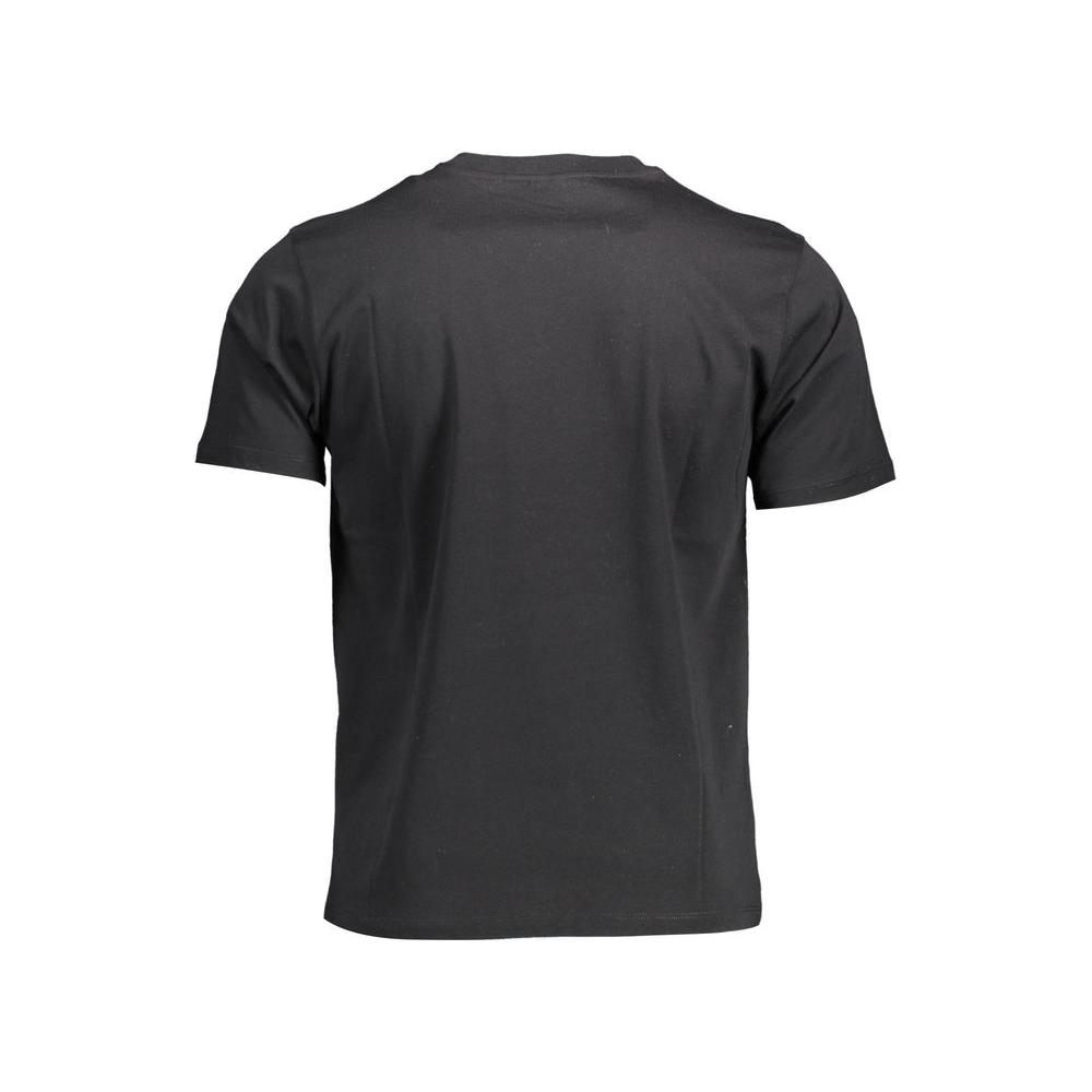 North Sails Black Cotton Men T-Shirt North Sails Dark Slate Gray