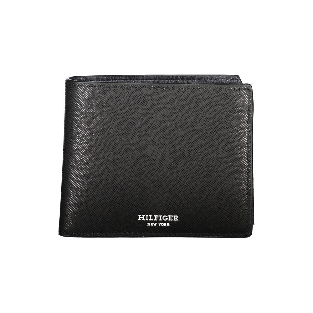 Tommy Hilfiger Black Leather Wallet Tommy Hilfiger Dark Slate Gray