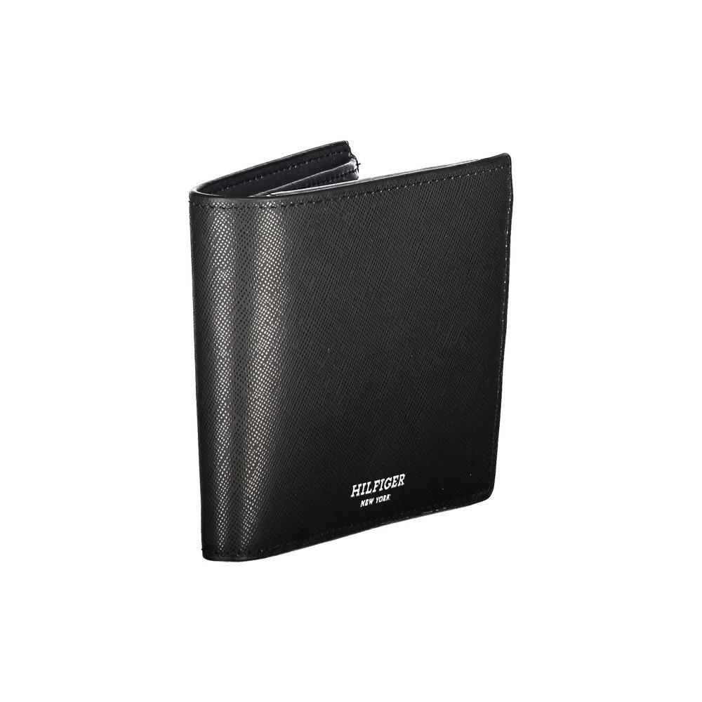Tommy Hilfiger Black Leather Wallet Tommy Hilfiger Dark Slate Gray