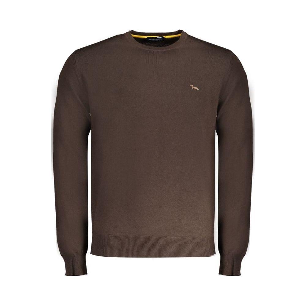 Harmont & Blaine Brown Wool Sweater Harmont & Blaine Dark Slate Gray