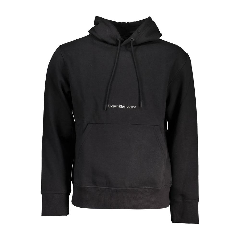 Calvin Klein Black Cotton Men Sweater Calvin Klein Black
